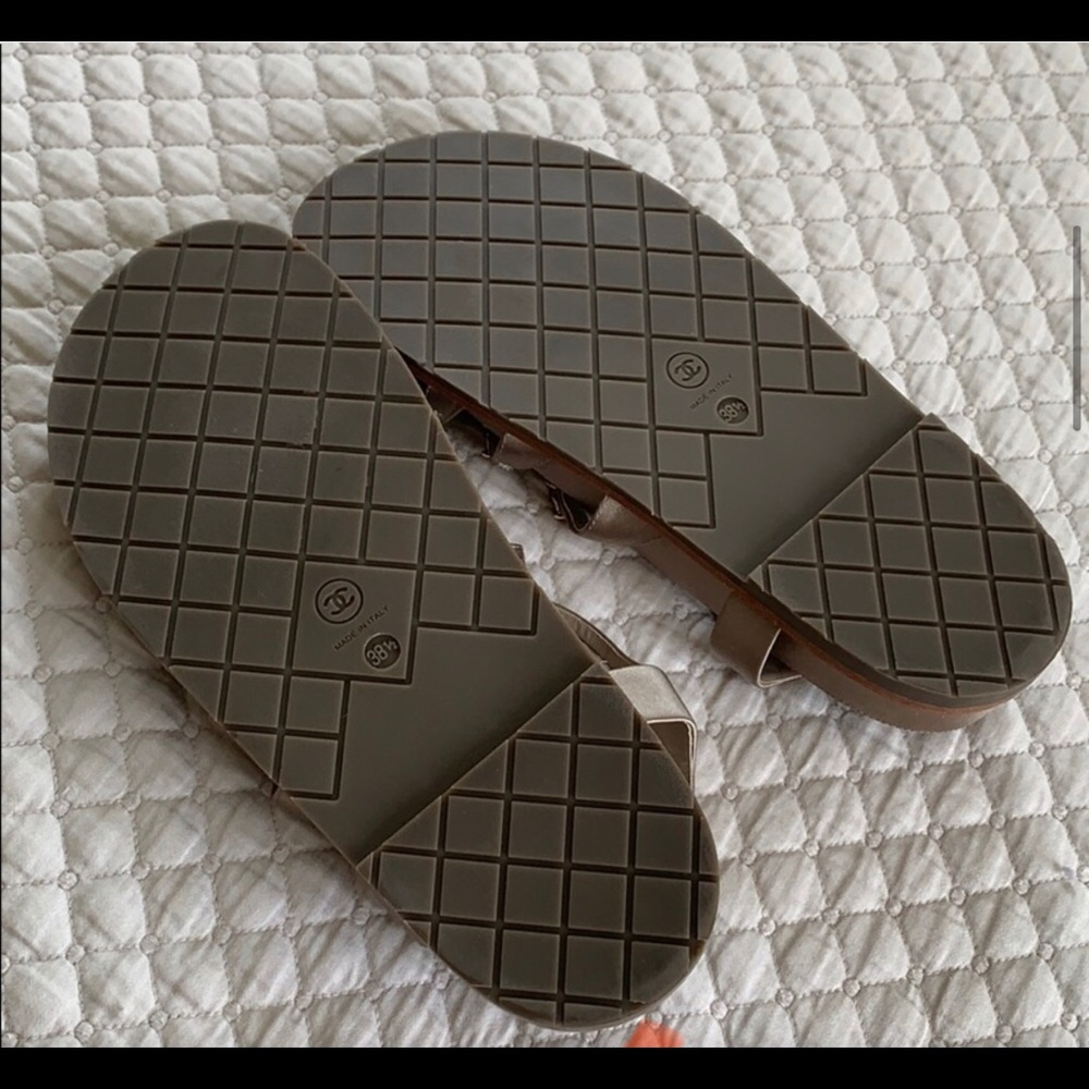 Authentic Chanel Chain Sandals - Picture 5 of 8